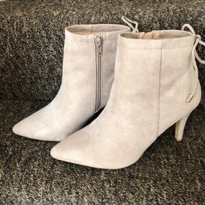 New Look Light Beige Ankle Booties
